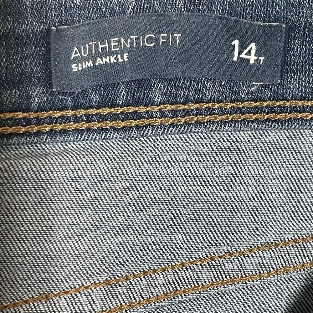 J Jill Denim Women’s Sz 14T Tall Authentic Fit Slim Ankle Stretch Jeans New NWT - Picture 3 of 8